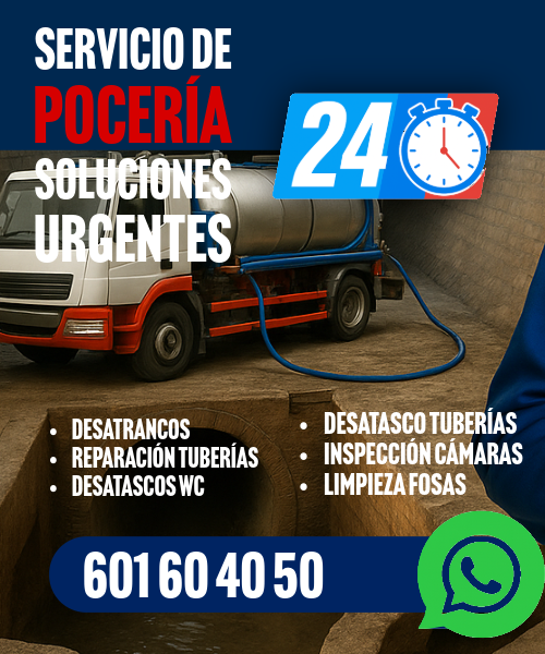 Técnico de Fluixo realizando servicio de poceria en españa - servicio urgente 24 horas en en españa y alrededores