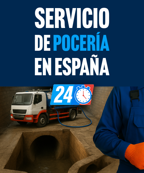 servicio de poceria en españa urgente con camion cuba
